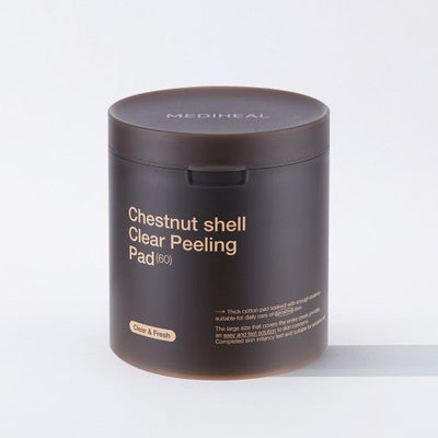 MEDIHEAL Chestnut Shell Clear Peeling Pad (60 Pads) - deep cleansing