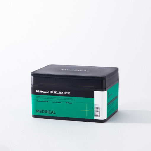 MEDIHEAL Derma 365 Teetree Mascarilla (30 Mascarillas) 