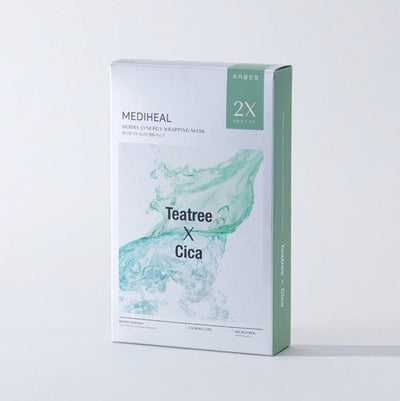 MEDIHEAL Derma Synergy Wrapping Mask Sheet 10P #Tea tree X Cica - buy online