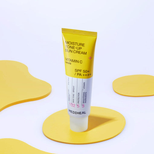 MEDIHEAL MEDIHEAL Crema solar hidratante y tonificante con vitamina C, 50 ml (FPS 50+, PA++++)