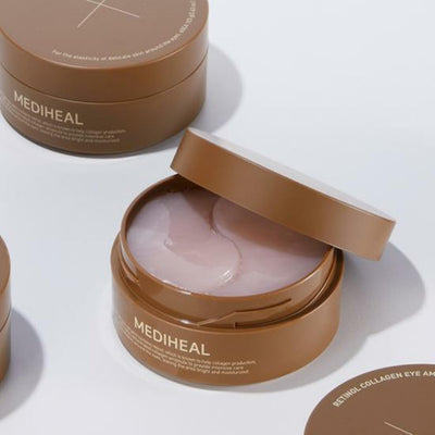 MEDIHEAL Retinol Collagen Eye Ampoule Patch 60P with peptide for anti-wrinkle and firmness