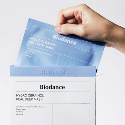 Biodance Hydro Cera-Nol Real Deep Mask Sheet 4P with hyaluronic for deep hydration