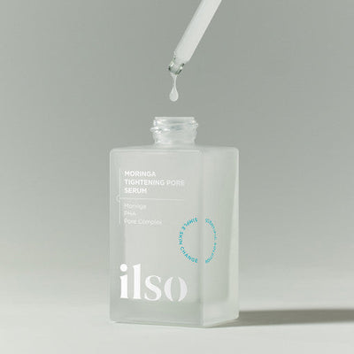 ilso Moringa Tightening Pore Serum 30ml with peptide for anti-wrinkle and firmness