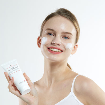 medicube Red Foam Cleanser 120ml with fermented for improved absorption and brightness