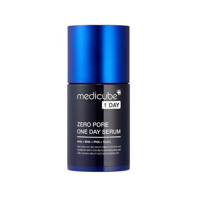 medicube Zero Pore One-day Serum 30ml with aha for exfoliation and renewal