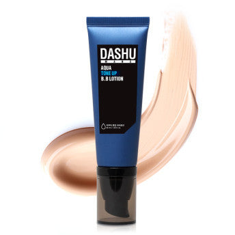 DASHU Men's Aqua Tone Up BB Lotion 40ml with hyaluronic for deep hydration