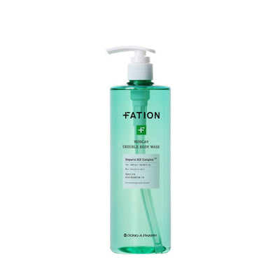 FATION Nosca 9 Trouble Body Wash 490ml - application method