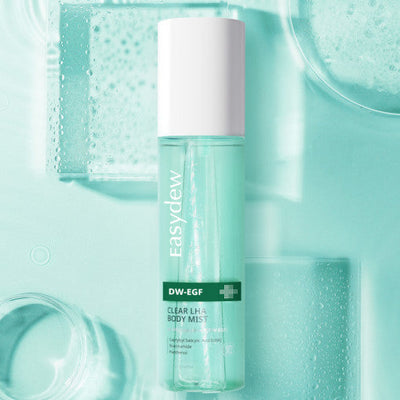 Easydew DW-EGF CLEAR LHA BODY MIST 100g - application method