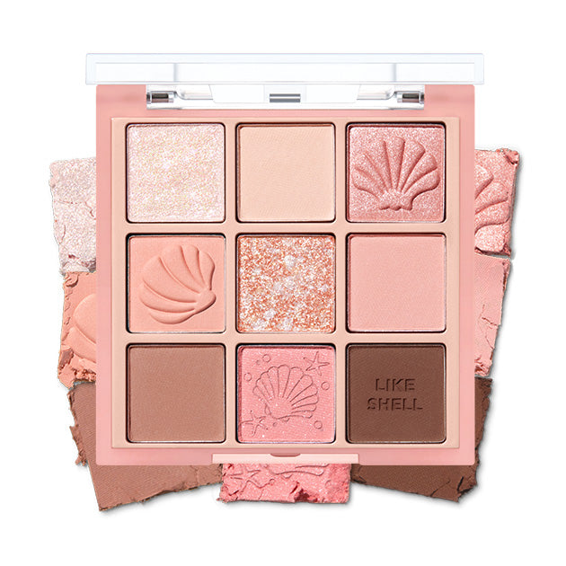 Paleta de Olhos My Fave Mood de HOLIKA HOLIKA 8g #SHELL ON THE BEACH
