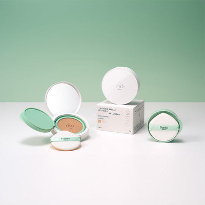 [PURITO SEOUL] Wonder Releaf Centella BB Cushion 15g X 2ea with centella for soothing and repair