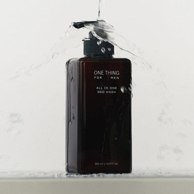 [ONE THING] FOR MEN All in One Deo Wash 500ml with hyaluronic for deep hydration