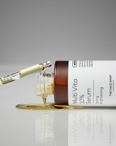 THE FACE SHOP Alltimate Multi Vita 10% Serum 30ml with hyaluronic for deep hydration