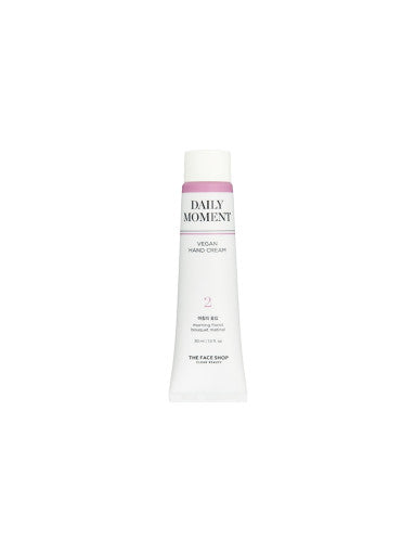 THE FACE SHOP Daily Moment Vegan Hand Cream 30ml (6 Types) with hyaluronic for deep hydration