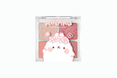 THE FACE SHOP EYE MOMENT PALETTE (MOLANG Edition) 4.8g - application method