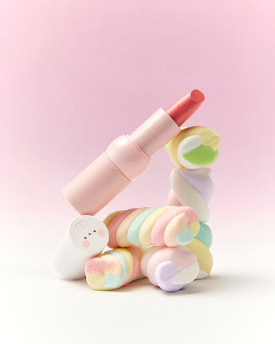 THE FACE SHOP New Bold Sheer Glow Lipstick 3.5g (MOLANG Edition) - lip hydration