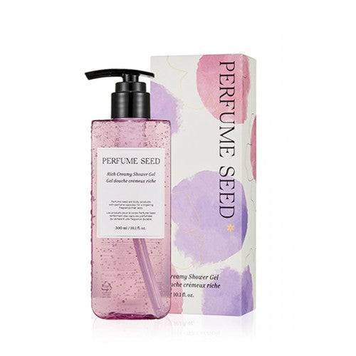 Gel douche crémeux riche en velours parfumé aux graines de parfum THE FACE SHOP 300 ml