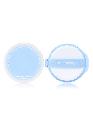 THE FACE SHOP The Therapy Vegan Moisture Blending Sun Pact SPF 50+ PA++++ 14 g x 2 unidades