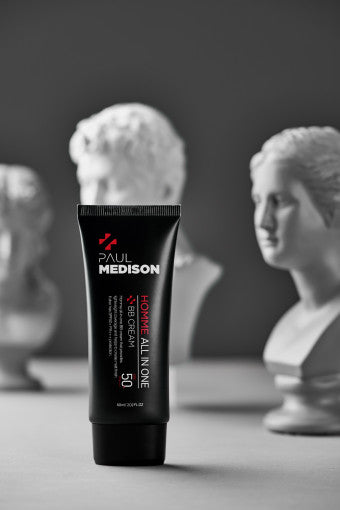 PAUL MEDISON HOMME ALL IN ONE BB CREAM SPF50+ 60ml - hydration and protection