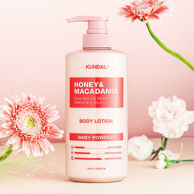 KUNDAL HONEY & MACADAΜΙΑ PURE BODY LOTION 500ml (9-type) - buy online