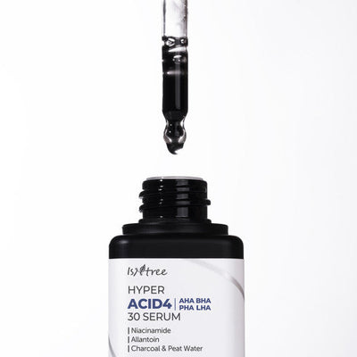 Isntree Hyper Acid 4 (AHA BHA PHA LAH) 30 Serum 20ml with aha for exfoliation and renewal