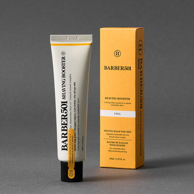 BARBER501 Shaving Booster Balm 66ml #Yellow(Vita) - hydration and protection