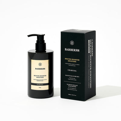 BARBER501 Shaving Booster Smoothie 300ml #CHARCOAL - hydration and protection