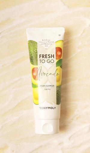 TONYMOLY Fresh To Go Avocado Foam Cleanser 170ml - deep cleansing
