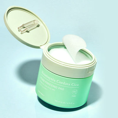 TONYMOLY Houttuynia Cordata Cica Pore Freezing Pad 180g (60ea) with centella for soothing and repair