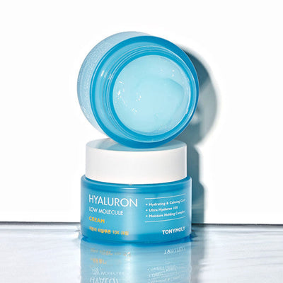 TONYMOLY Hyaluron Low Molecule 10X Cream 80ml with hyaluronic for deep hydration