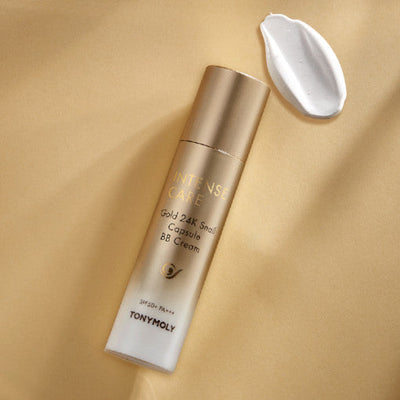 TONYMOLY Intense Care Gold 24K Snail Capsule BB Cream 50ml with ginseng for vitality and anti-aging