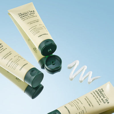 TONYMOLY The Chok Chok Green Tea Lemon Mild Cleansing Foam 150ml - deep cleansing