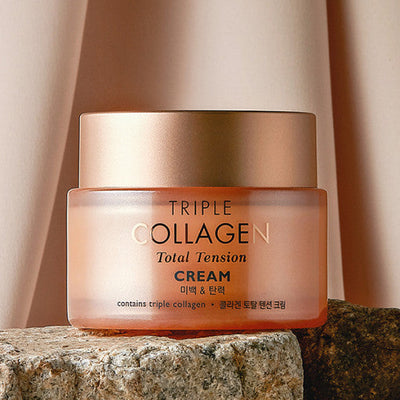 TONYMOLY Triple Collagen Total Tension Cream 80ml with collagen for firmness and elasticity