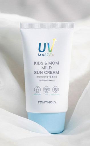 TONYMOLY UV Master Kids &amp; Mom Crema solar suave FPS 50+ PA++++ 45 ml