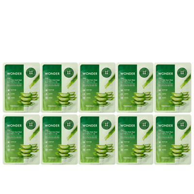 TONYMOLY Wonder Aloe Chok Chok Mask Sheet 22g X 10ea - buy online