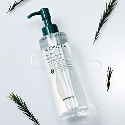 TONYMOLY Wonder Tea Tree Cleansing Oil 200ml - deep cleansing