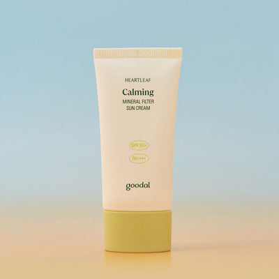 goodal Heartleaf Calming Mineral Filter Sun Cream 50ml SPF50+ PA++++ with hyaluronic for deep hydration