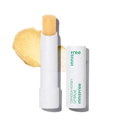 innisfree Canola Honey Lip Balm with honey for nourishment and hydration
