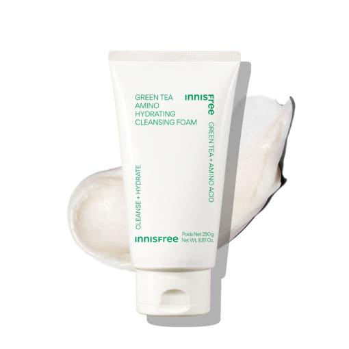 Mousse nettoyante hydratante aux acides aminés de thé vert innisfree 250 g