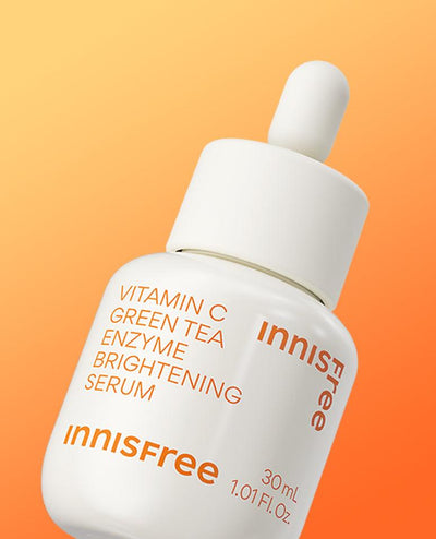 innisfree Green Tea Enzyme Vitamin C Brightening Serum 30ml - concentrated treatment