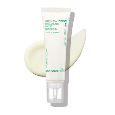 innisfree Green Tea Hyaluronic Moist Sun Serum 50ml SPF50+ PA++++ - buy online