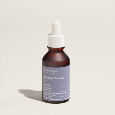 [MARY & MAY] 6 Peptide Complex Serum 30ml with peptide for anti-wrinkle and firmness
