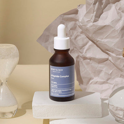 [MARY & MAY] 6 Peptide Complex Serum 30ml with peptide for anti-wrinkle and firmness