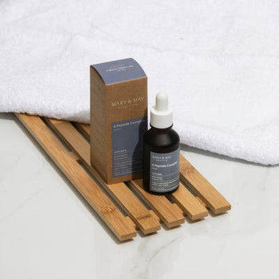 [MARY & MAY] 6 Peptide Complex Serum 30ml with peptide for anti-wrinkle and firmness
