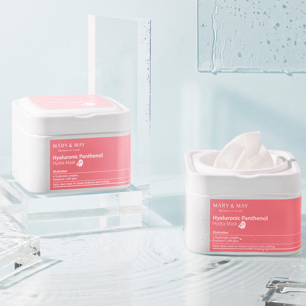 [MARY &amp; MAY] Masque Hydra Panthénol Hyaluronique 400g (30ea) 