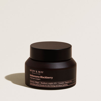 [MARY & MAY] Idebenone + Blackberry Complex Intense Cream 70g with ceramide for strengthened skin barrier