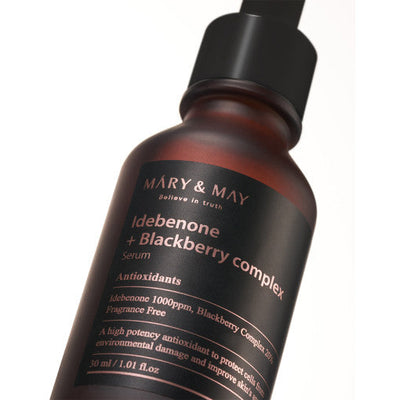 [MARY & MAY] Idebenone + Blackberry Complex Serum 30ml - concentrated treatment