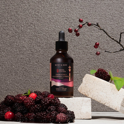 [MARY & MAY] Idebenone + Blackberry Complex Serum 80ml - concentrated treatment
