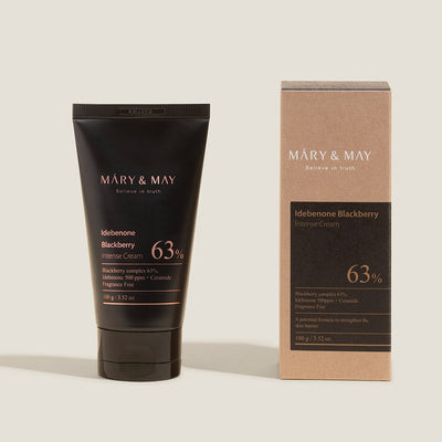 [MARY & MAY] Idebenone Blackberry Complex Intense Cream 100g - deep cleansing