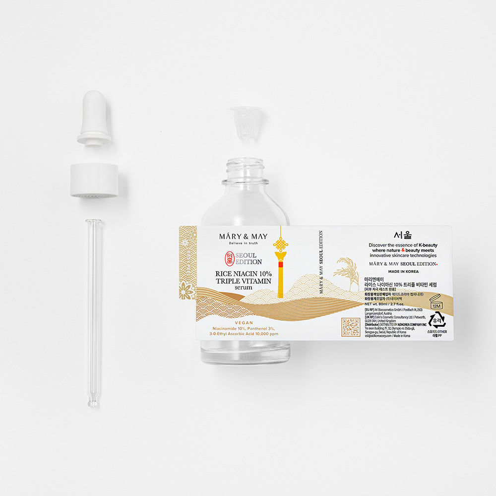 [MARY &amp; MAY] Sérum triple vitamine à la niacine de riz 10 % 80 ml