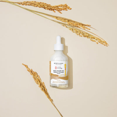 [MARY & MAY] Rice Niacin 10% Triple Vitamin Serum 80ml with niacinamide for bright skin and minimized pores